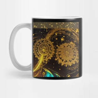 The beauty of gold, a design that dazzles. Mug